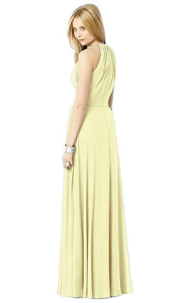 Back View - Butter Yellow After Six Bridesmaid Dress 6704