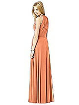 Rear View Thumbnail - Sweet Melon After Six Bridesmaid Dress 6704