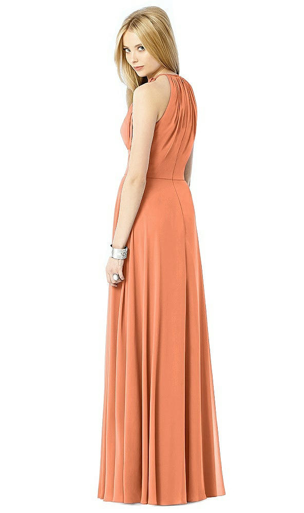 Back View - Sweet Melon After Six Bridesmaid Dress 6704