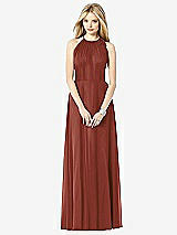 Front View Thumbnail - Auburn Moon After Six Bridesmaid Dress 6704