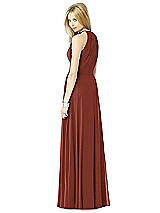 Rear View Thumbnail - Auburn Moon After Six Bridesmaid Dress 6704