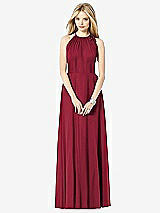 Front View Thumbnail - Burgundy After Six Bridesmaid Dress 6704