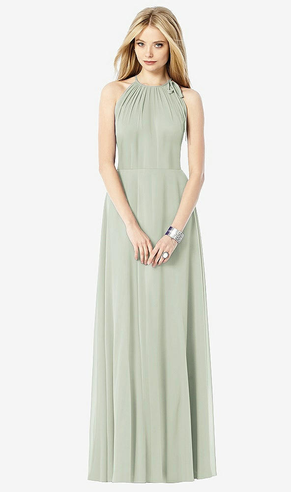 Front View - Celadon After Six Bridesmaid Dress 6704