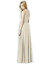 Rear View Thumbnail - Champagne After Six Bridesmaid Dress 6704