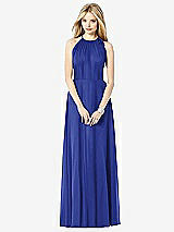 Front View Thumbnail - Cobalt Blue After Six Bridesmaid Dress 6704