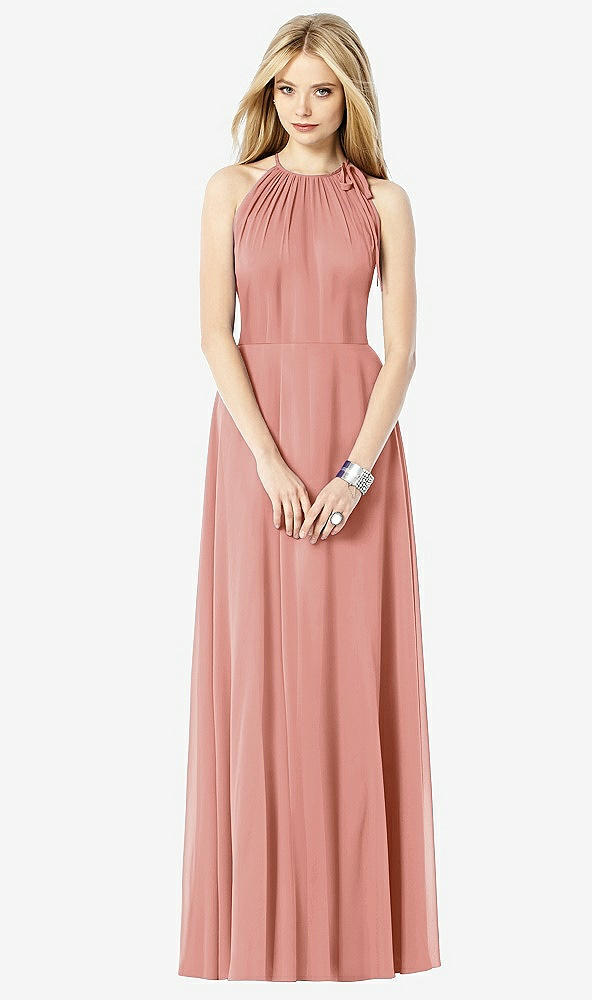 Front View - Desert Rose After Six Bridesmaid Dress 6704