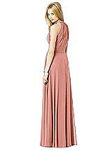 Rear View Thumbnail - Desert Rose After Six Bridesmaid Dress 6704