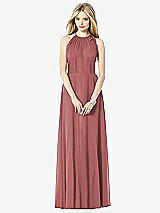 Front View Thumbnail - English Rose After Six Bridesmaid Dress 6704