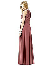 Rear View Thumbnail - English Rose After Six Bridesmaid Dress 6704