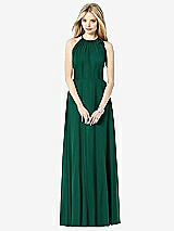 Front View Thumbnail - Hunter Green After Six Bridesmaid Dress 6704