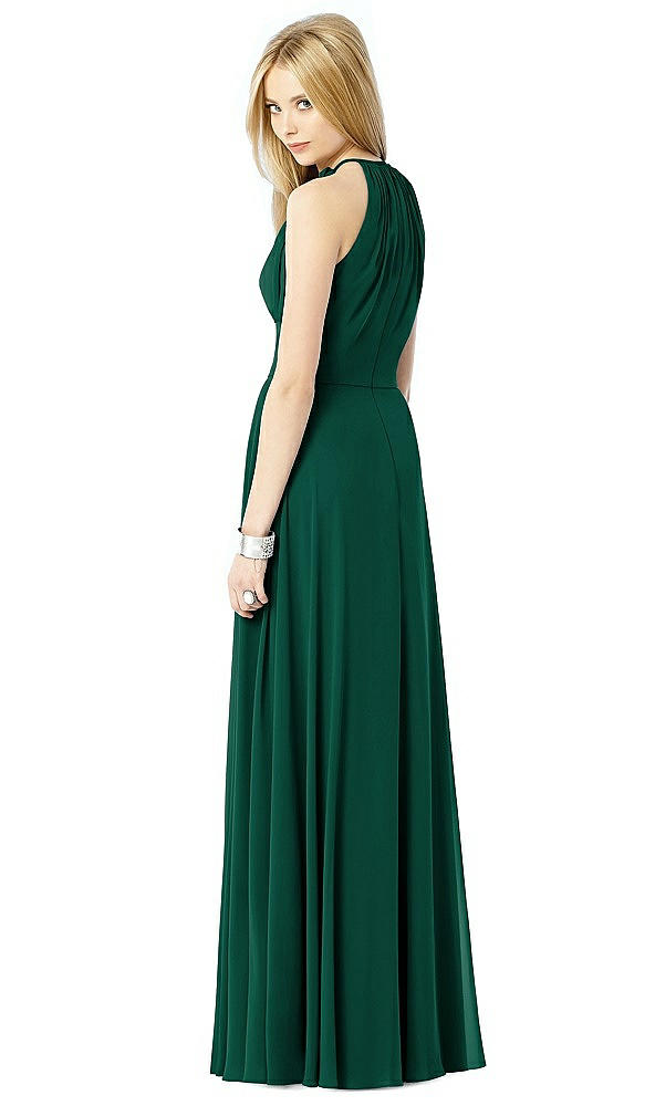 Back View - Hunter Green After Six Bridesmaid Dress 6704