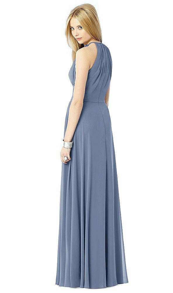 Back View - Larkspur Blue After Six Bridesmaid Dress 6704