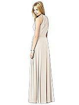 Rear View Thumbnail - Oat After Six Bridesmaid Dress 6704