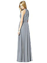 Rear View Thumbnail - Platinum After Six Bridesmaid Dress 6704