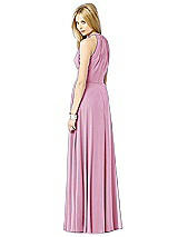 Rear View Thumbnail - Powder Pink After Six Bridesmaid Dress 6704