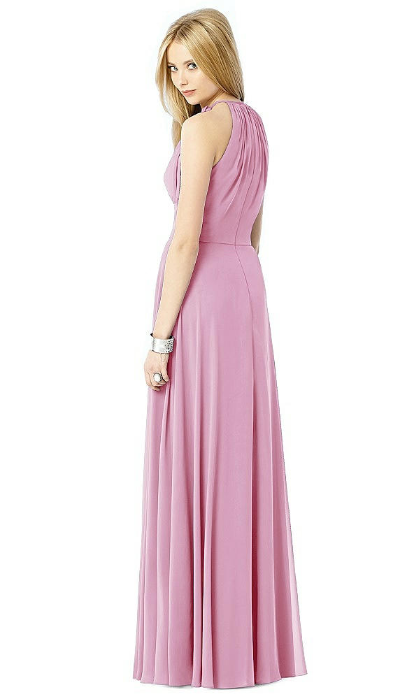 Back View - Powder Pink After Six Bridesmaid Dress 6704