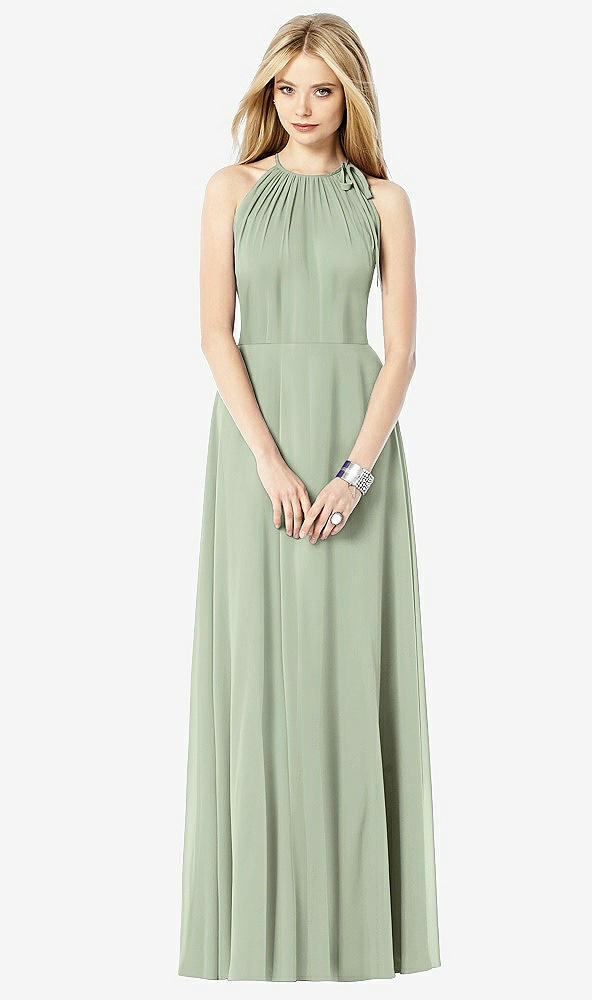 Front View - Sage After Six Bridesmaid Dress 6704