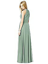 Rear View Thumbnail - Seagrass After Six Bridesmaid Dress 6704