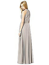 Rear View Thumbnail - Taupe After Six Bridesmaid Dress 6704