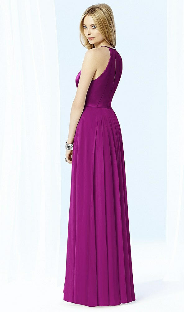 Back View - Persian Plum After Six Bridesmaid Dress 6705