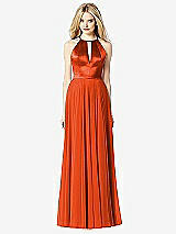 Front View Thumbnail - Tangerine Tango After Six Bridesmaid Dress 6705