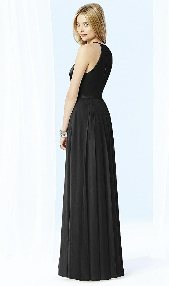 Back View - Black After Six Bridesmaid Dress 6705