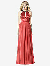 Front View Thumbnail - Perfect Coral After Six Bridesmaid Dress 6705