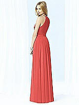 Rear View Thumbnail - Perfect Coral After Six Bridesmaid Dress 6705