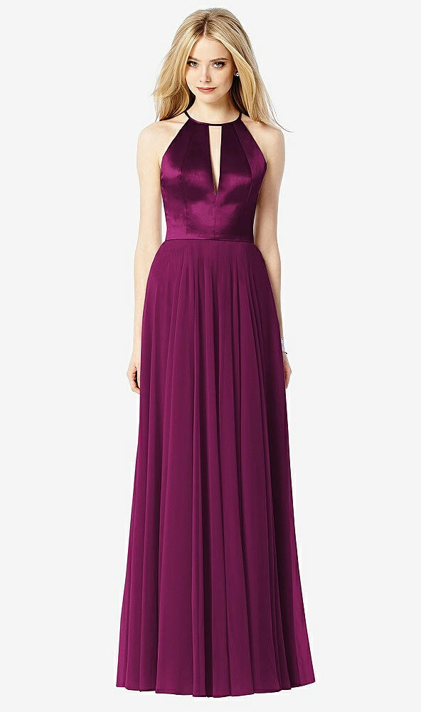 Front View - Merlot After Six Bridesmaid Dress 6705