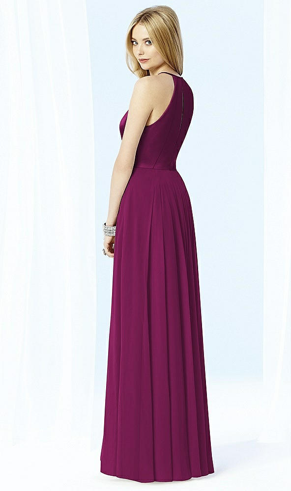 Back View - Merlot After Six Bridesmaid Dress 6705