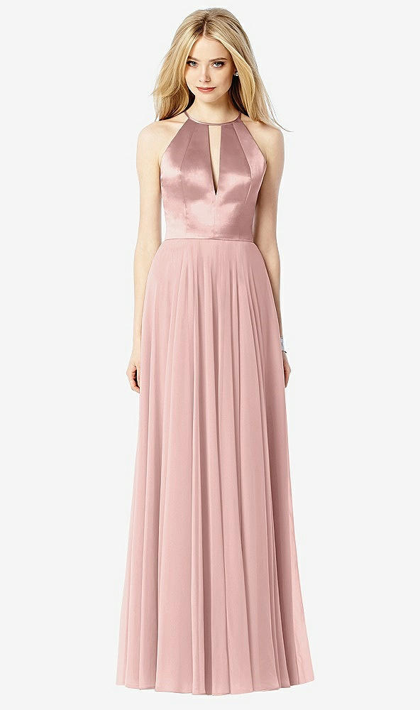 Front View - Rose - PANTONE Rose Quartz After Six Bridesmaid Dress 6705