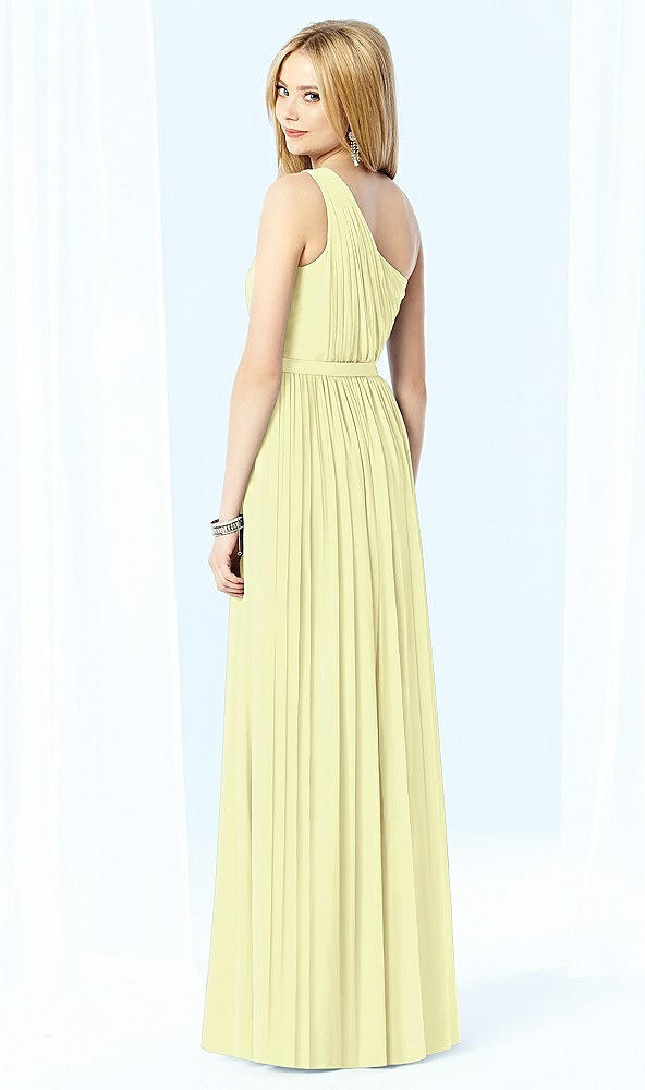 Back View - Butter Yellow After Six Bridesmaid Dress 6706