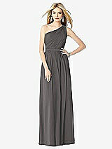 Front View Thumbnail - Caviar Gray After Six Bridesmaid Dress 6706