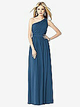 Front View Thumbnail - Dusk Blue After Six Bridesmaid Dress 6706