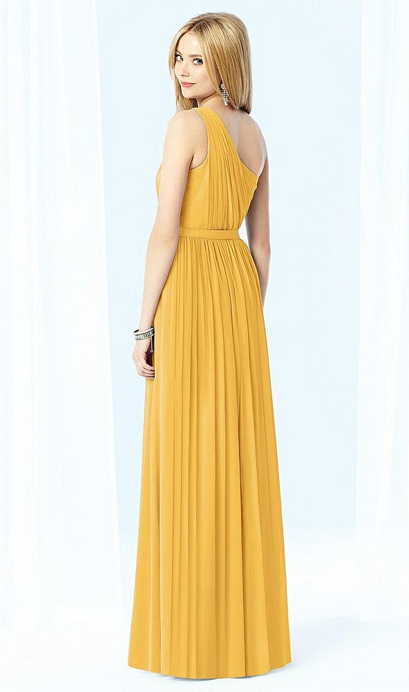 Back View - NYC Yellow After Six Bridesmaid Dress 6706