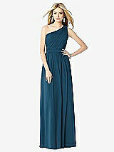 Front View Thumbnail - Atlantic Blue After Six Bridesmaid Dress 6706