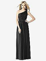 Front View Thumbnail - Black After Six Bridesmaid Dress 6706