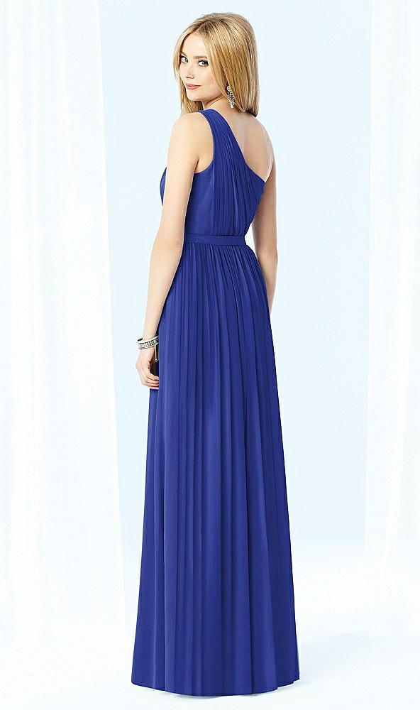 Back View - Cobalt Blue After Six Bridesmaid Dress 6706