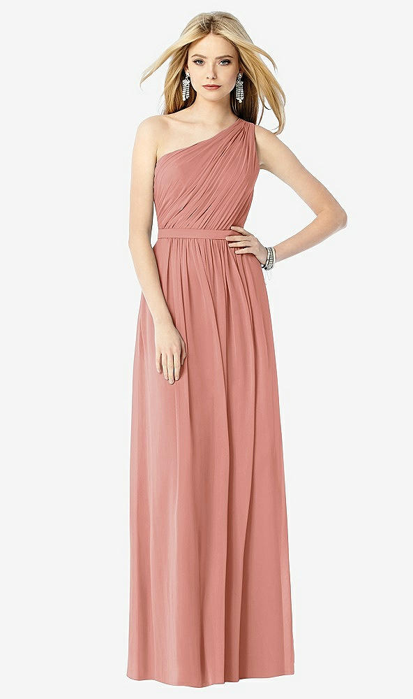 Front View - Desert Rose After Six Bridesmaid Dress 6706