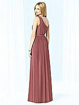 Rear View Thumbnail - English Rose After Six Bridesmaid Dress 6706