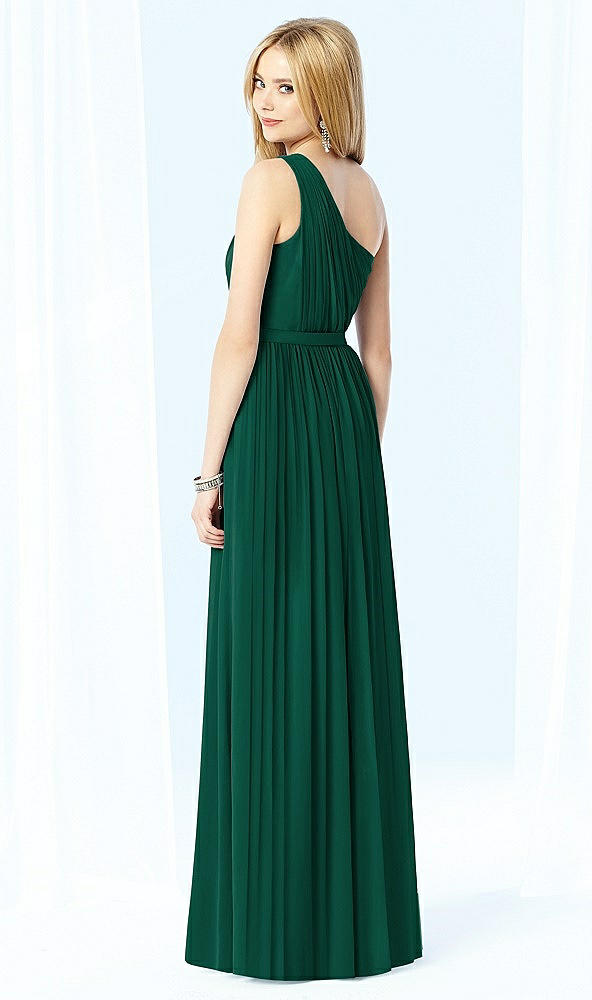 Back View - Hunter Green After Six Bridesmaid Dress 6706