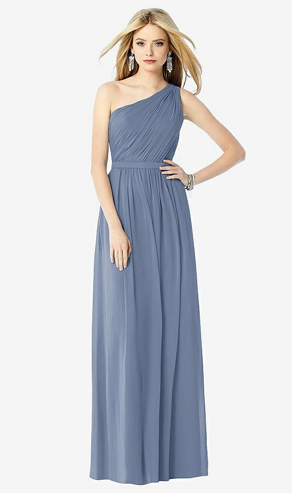 Front View - Larkspur Blue After Six Bridesmaid Dress 6706