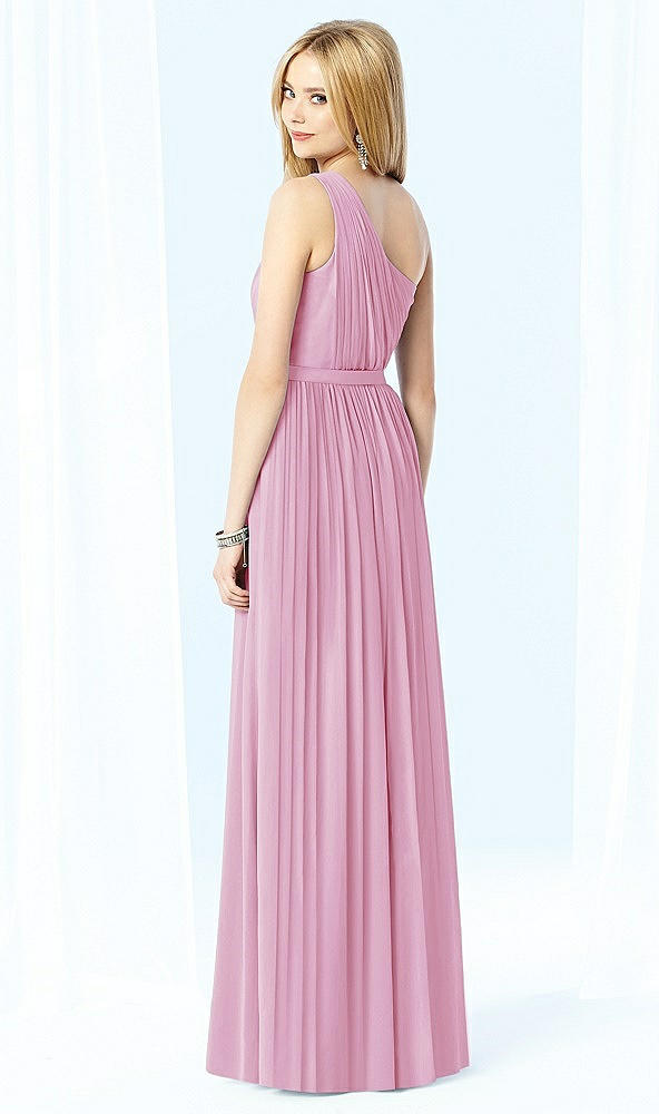 Back View - Powder Pink After Six Bridesmaid Dress 6706