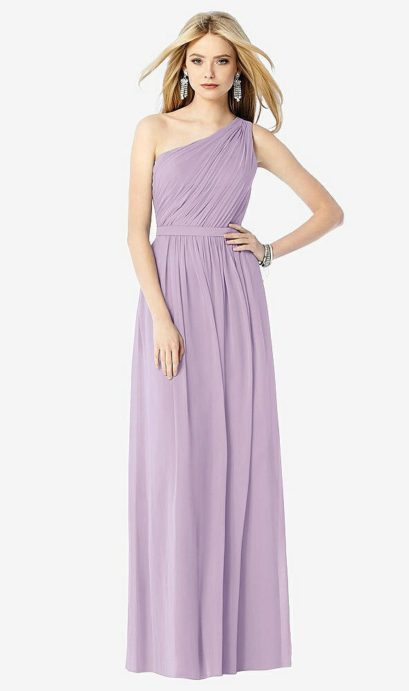 Front View - Pale Purple After Six Bridesmaid Dress 6706