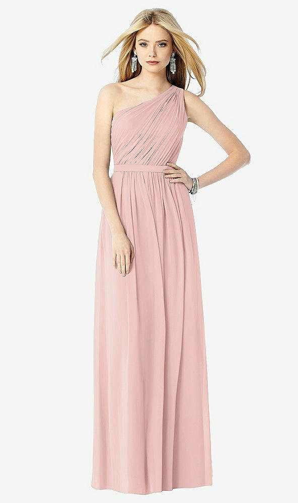 Front View - Rose - PANTONE Rose Quartz After Six Bridesmaid Dress 6706