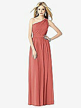 Front View Thumbnail - Coral Pink After Six Bridesmaid Dress 6706