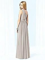 Rear View Thumbnail - Taupe After Six Bridesmaid Dress 6706