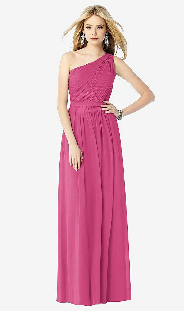 Front View - Tea Rose After Six Bridesmaid Dress 6706