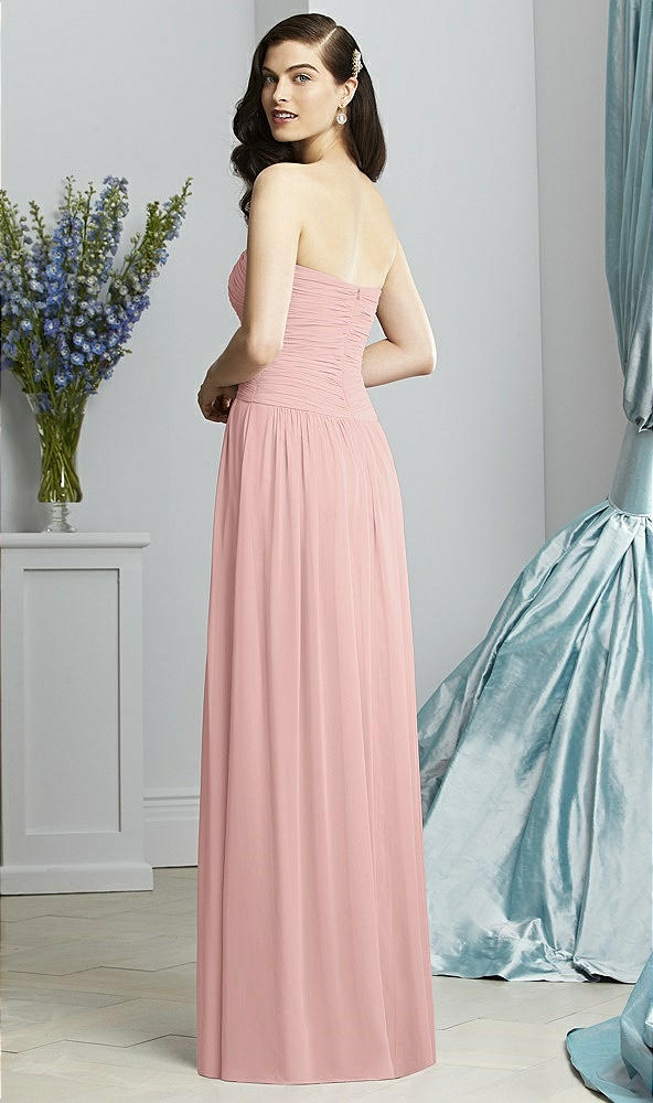 Back View - Rose - PANTONE Rose Quartz Dessy Collection Style 2931