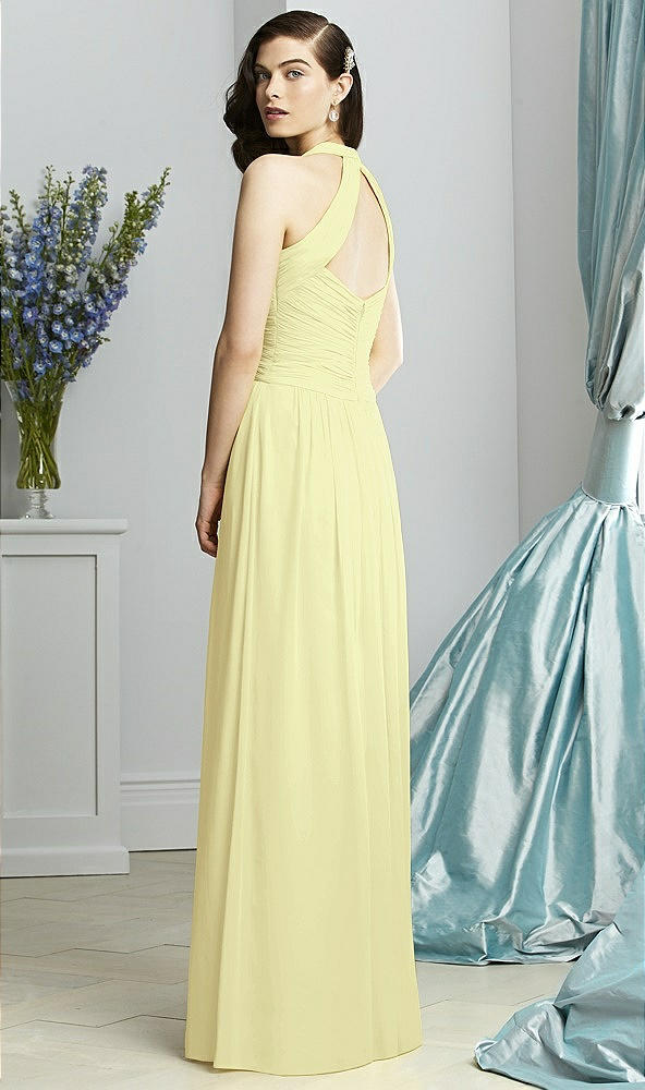 Back View - Butter Yellow Dessy Collection Style 2932